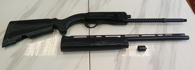 puška_rastavljena1 3 D printanje Split